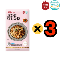 [본사직영]대구 서라벌푸드 돼지 초벌 막창 막장소스포함, 3개, 420g