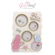 Gifthing 음악이 나오는 아기 돌잔치 액자 (펭귄)MG+:1126.1437EA, 상세페이지 참조