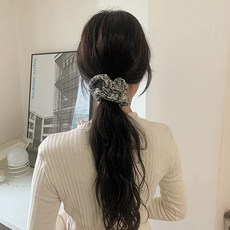 셀리앤 트위드 곱창 머리끈 헤어슈슈 스크런치