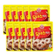 도나스믹스 500G 10개 홈베이킹 도넛가루 도넛분말 베이킹가루, 윈지커머스_단일옵션, 1