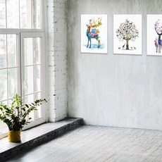 동물의숲 동물포스터 동물그림 캔버스액자 아이방액자, 20x30