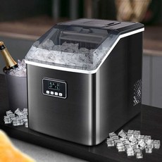 업소용 얼음제빙기 각얼음 아이스메이커 사무실 매장, 일일 20kg-수동 급수