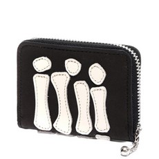 KAPITAL 23SS Thumb-Up Bone HZip Mini Wallet (EK-1401 Black) (텀즈 업 본 랜드 짚 미니 월렛)