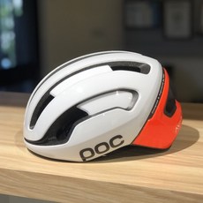 POC 새로운 OMNE 공기 사이클링 헬멧 에어로 레이싱로드 자전거 역학 바람 남자 여성 스포츠 CASCO CICLISMO, orange white