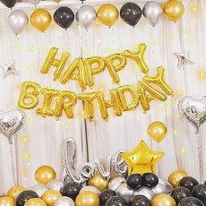 생일파티용품 은박풍선 생일파티풍선세트 wis*54369bE, 상세 설명 참조, 상세 설명 참조