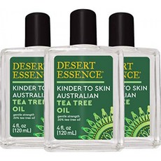 Desert Essence Kinder to Skin 호주 티 트리 오일-4 액량 온스-3 팩-진정 찌르기 및 사소한 곤충 물린 자국-흠-수용성, 단일상품