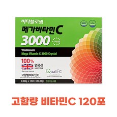 비타블로썸 메가비타민C 3000 크리스탈 고함량 비타민C 분말, 1개, 3g
