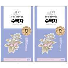 100Tx2개 수국차 200T 쌍계 국산차, 100개입, 2개