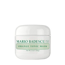 Mario Badescu 복합성 지성 민감한 피부를 위한 오렌지 토닉 마스크 모공을 깊게 클렌징하고 과도한 광택을 줄이는 카올린 클레이 및 AHA가 함유된 페이스 59.6ml, 1개, 56g