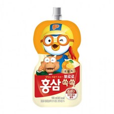 뽀로로 홍삼 쏙쏙 오렌지맛 100ml 20개 어린이음료