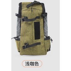 개 가방 애완동물 가방 중형견 아웃도어 라이딩 가방 코키 파투 아웃도어 휴대용 애완동물 가방, 베이지, XS, 1개
