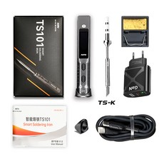 오리지널 미니 USB 전기 납땜 다리미 온도 조절 가능 디지털 스테이션 PD 90W TS100 101