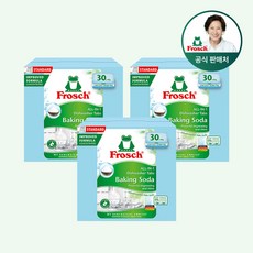 [프로쉬 공식X김혜자] 독일 올인원 식기세척기세제 베이킹소다 30개입 3개, 베이킹소다 3