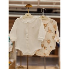 [에뜨와HB]2024년신상품 WH)드네+모로즈바디수트 07R517982 출산용품 배내수트 아우주복 출산 신생