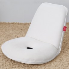 라꾸라꾸 NEW 도너츠방석 좌식의자 W WE-W, 화이트
