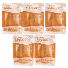 건망고 슬라이스 소포장 미니, 5개, 50g
