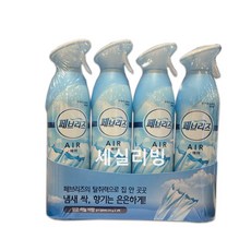 페브리즈 에어 공기탈취제 맑은하늘바람, 275g, 4개