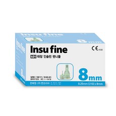 태창 인슈파인 인슐린 펜니들 31G x 8mm x 100매입 주사 바늘