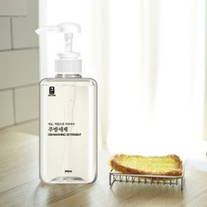 [정민이네샵] 돌답례품 웨딩답례품 조문답례품 생활공작소 주방세제 500ml+아크릴 수세미 세트, 쌀뜨물+수세미(색상랜덤)