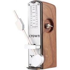 fangzi Portable Mini Mechanical Metronome Universal 11cm Height for Piano Guitar Violin Ukulele Ch, Mahogany