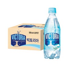 웅진빅토리아 썸머스노우 탄산수, 500ml, 20개