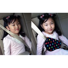 어린이 유아 자동차 급정거 안전벨트 커버 보조 초등학생 보호대, 1개, 네이비