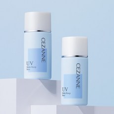 [세잔느] 메이크 킵 베이스 라이트 블루 더블 기획(킵 베이스 30ml 2set+머리핀2p+원형거울), 상세 설명 참조, 1개