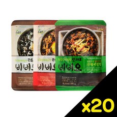 산채만 곤드레로 비벼요 20봉 고소한맛/살짝매운맛/산채비빔밥, 01.곤드레로 비벼요 고소한맛 85g 20봉, 상세설명 참조