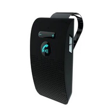 핸즈프리 블루투스 무선 카팩 자동차 V5.0 키트 스피커폰 썬 바이저 클립, 블랙
