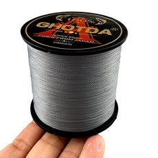 낚시줄 슈퍼 강한 물고기 슈퍼 나일론 낚시 라인 GHOTDA 브레이드 낚싯줄 멀티 필라멘트 낚시 와이어 잉, 03 Grey_20 1000M-12LB