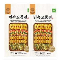 사옹원 모둠전 1102g x 2 / 동태전 오미산적 계란옷 고기완자 생깻잎전, 사옹원 모둠전 1102g x 2개, 2개, 1.102kg