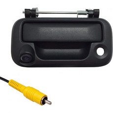 포드 F150 F250 F350 F450 F550 2005-2016용 백업 카메라 교체 기능이 있는 마스터 테일게이터스 블랙 메탈 테일게이트 핸들 | IP68 방수 주차 그리드, Black