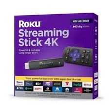 Roku 스트리밍 스틱 4K | 장치 4K/HDR/돌비 비전 음성 리모컨 및 TV 컨트롤 포함