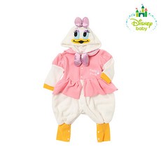 디즈니베이비 디즈니베이비 데이지핑크리본 우주복_DL6MOA04_WH
