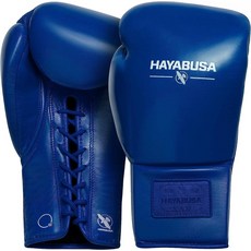 미국 직배송 위닝글러브 복싱 남성용 및 여성용 Hayabusa Pro 가죽 레이스업 장갑, [05] 16온스, [02] 파란색