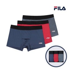 [휠라] ★[온라인단독] FILA 블랙밴드 남성 드로즈 3매입( FI4DRC1410M_RE