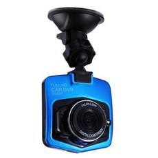 룸미러 후방 카메라 사이드 방패 모양 2.2 인치 자동차 DVR 대시 HD 1080P 운전 레코더 비디오 야간 투시경 녹화 광각 동작 탐지기, 파란, no memory card