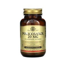 솔가 폴리코사놀 20mg 100베지정 solgar policosanol 해외직구, 1개, 100정