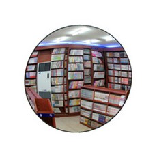 국내산 실내반사경 600파이 주차장 야외 사각지대용 유치원 어린이집 안전 거울 슈퍼 마트, 1개