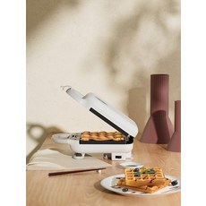 3 IN 1 샌드위치 메이커 아침 식사 기계 다기능 가정용 소형 토스트 와플 계란빵 호두과자, 화이트(샌드위치+ 와플팬)