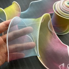 오간자꽃코사지