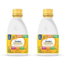 Similac NeoSure Premature Infant Formula 씨밀락 네오슈어 옵티그로 유아 분유, 946ml, 2개