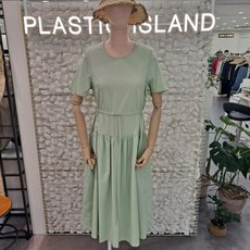 [플라스틱아일랜드] 허리스트링 셔링원피스 PP2WO981(3415444) 백화점