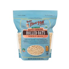Bob's Red Mill 밥스레드밀 퀵 쿠킹 롤드 오츠 907g (32oz)