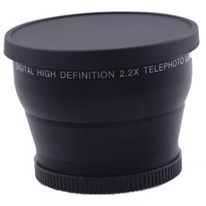 58mm 2.2X 추가 망원 렌즈 캐논 77D/350D / 400D / 450D / 500D / 1000D / 550D / 600D / 1100D 18-55MM, 빠른해외배송, Adaptall-2 - 캐논77d