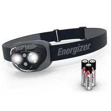 에너자이저 Energizer LED 헤드램프 프로360 IPX4 방수 헤드 라이트 (미국발송), 미드나잇 블랙