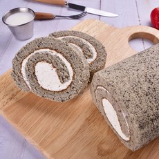 고소하고 달콤한 수제 "장인의 맛" 벨라플레이트 흑임자 롤케이크 400g, 1개