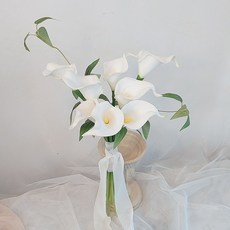 셀프웨딩부케 조화부케 카라 꽃다발 브라이덜샤워 인테리어 촬영 행사 코사지 부토니에
