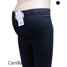(카밀라)(111)허리조절 밴딩처리 임부 기모 9부