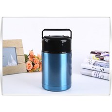 삼색가구 다용도 보온보냉용기 (3~9일 도착)FH-933, 안개블루, 800ML, 1개